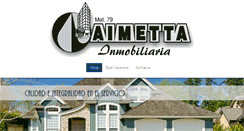 Desktop Screenshot of aimettainmobiliaria.com